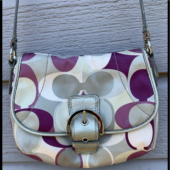 coach small purse with long strap
